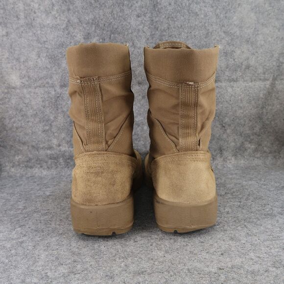 McRae Boots Mens 11.5 Combat Military Hot Weather Tactical Leather Vibram Brown - Picture 7 of 16